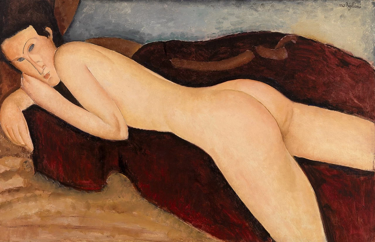 Amedeo Modigliani - Nudo disteso da dietro, Barnes Foundation, Filadelfia
